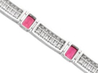 1990s vintage pink tourmaline bracelet