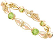 Peridot Bracelet in Gold