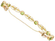 Art Nouveau Peridot Bracelet in Gold open