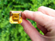 Vintage Gold Citrine Ring outside