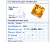 Vintage Gold Citrine Ring grading card