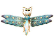 Antique Opal and Enamel Dragonfly Brooch