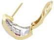 Ruby and Diamond Earring open