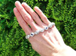 White Gold Sapphire and Diamond Bracelet outside