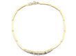Womens Gold and Diamond Bracelet closed