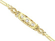 Womens Gold and Diamond Bracelet reverse