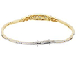 Womens Gold and Diamond Bracelet fastened
