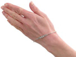 Womens Gold and Diamond Bracelet being worn