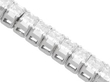 Luxury 14 carat Diamond Line Bracelet in Platinum setting