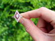 Lozenge Shaped Edwardian Ruby and Diamond Ring outside