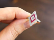 Lozenge Shaped Edwardian Ruby and Diamond Ring