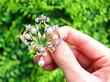 Art Nouveau Pearl Diamond and Enamel Brooch Pendant outside