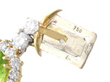 peridot diamond earring hallmarks
