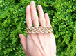 Large 10 carat Diamond and Gold Bracelet outside