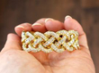 Large Diamond and Gold Bracelet