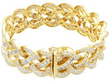 Large 10 carat Diamond and Gold Bracelet fastened
