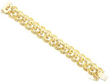 Large 10 carat Diamond and Gold Bracelet reverse