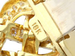 Large 10 carat Diamond and Gold Bracelet hallmark