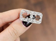 White Gold Diamond Brooch