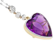 Antique Amethyst Heart Necklace setting