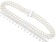 Antique Pearl Choker Necklace with Diamonds size
