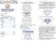 Diamond Drop Earrings certificate