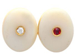 Agate and Gemstone Cufflinks