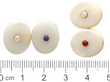 Antique Agate and Gemstone Cufflinks in Gold size