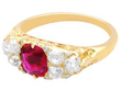 Antique Ruby Diamond Ring