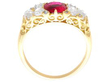 Antique Ruby Diamond Ring setting