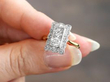Rectangular Multi Diamond Dress Ring