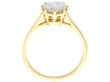 1.5 Carat Solitaire Diamond Ring in Yellow Gold setting