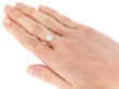 1.5 Carat Solitaire Diamond Ring in Yellow Gold being worn