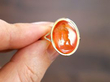 Agate Intaglio Ring in Gold