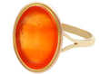 Antique Carved Agate Intaglio Ring