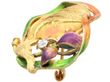 Art Nouveau Gold and Enamel Brooch side
