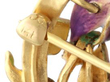 Art Nouveau Gold and Enamel Brooch hallmark
