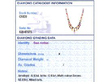 Multi Gemstone Fringe Necklace grading card