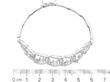 Platinum Diamond Bracelet for Women size