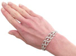 Platinum Diamond Bracelet for Women being worn