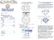 Platinum Diamond Bracelet certificate