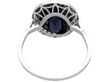 Oval Sapphire and Diamond Ring