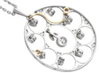 Antique Circular Diamond Pendant reverse