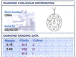 Antique Circular Diamond Pendant grading card