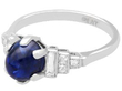 Antique Sapphire and Diamond Ring