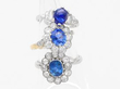 sapphire rings stacked