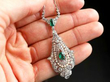 Pearl and Emerald Pendant with Diamonds