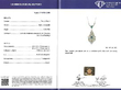 Antique Pearl and Emerald Pendant with Diamonds certificate