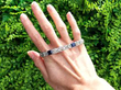 1920s Sapphire Bracelet with Diamonds outside