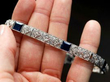 Sapphire Bracelet with Diamonds